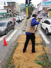 Limpieza y restauraci&oacute;n de zonas verdes en el corredor ambiental Calle 5