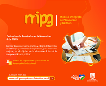 La Evaluaci&oacute;n de Resultados es la Dimensi&oacute;n 4 de MIPG