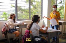 De regreso a las aulas de clase 1800 estudiantes en Terr&oacute;n Colorado