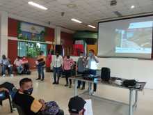 Socializan obras en la comuna 20 en el marco de urgencia manifiesta