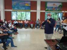 Socializan obras en la comuna 20 en el marco de urgencia manifiesta