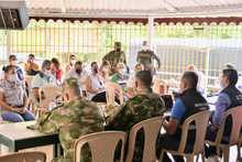Despliegue de pie de fuerza para los corregimientos de La Buitrera y Villa Carmelo