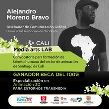 Ganadores de becas para especializaci&oacute;n en &lsquo;animaci&oacute;n tridimensional&rsquo;