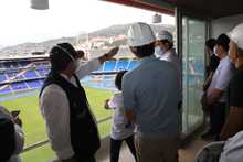Alcalde Ospina presenta centro empresarial del estadio Pascual Guerrero a empresarios de la regi&oacute;n