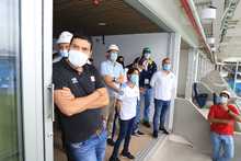 Alcalde Ospina presenta centro empresarial del estadio Pascual Guerrero a empresarios de la regi&oacute;n