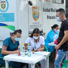 Redes de Salud P&uacute;blica apoyan evento masivo con vacunaci&oacute;n y toma de pruebas covid-19