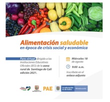 Inscr&iacute;base hoy al Foro Rural del Programa de Alimentaci&oacute;n Escolar