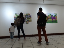 Ni&ntilde;os de escuelas rurales exponen sus obras en el Centro Cultural de Cali