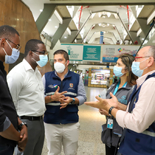 Delegaci&oacute;n de la Embajada de Hait&iacute; destaca labor de Alcald&iacute;a para facilitar tr&aacute;nsito de migrantes