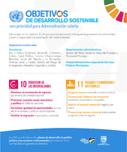 15 organismos municipales trabajan para desarrollar los Objetivos 10 y 11 de Desarrollo Sostenible