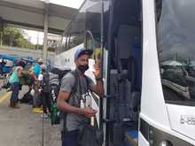 Desde la Sucursal del Cielo, m&aacute;s de 2 mil haitianos partieron rumbo a su hogar 