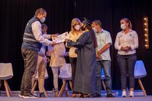 La gobernadora Clara Luz Rold&aacute;n, quien estuvo en el evento, felicit&oacute; a los j&oacute;venes por haber logrado esta certificaci&oacute;n. 