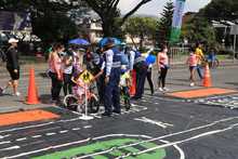 Con educaci&oacute;n Secretar&iacute;a de Movilidad llega a la Ciclovida