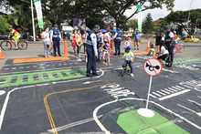 Con educaci&oacute;n Secretar&iacute;a de Movilidad llega a la Ciclovida