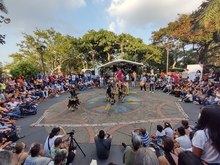 La cultura y el arte se tomaron este fin de semana  la Loma de la Cruz