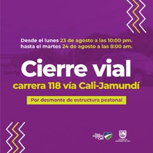 Movilidad presenta plan de desv&iacute;os por desmonte de puente peatonal en la Universidad Aut&oacute;noma 