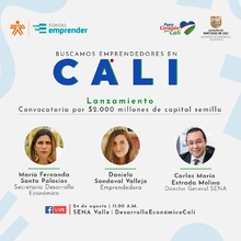 Econom&iacute;a Naranja en Cali recibe impulso de $2000 millones del Fondo Emprender SENA y Alcald&iacute;a