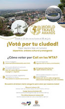 Hasta el 1 de septiembre hay plazo para que le regales tu voto a Cali en los "Premios &Oacute;scar del Turismo"