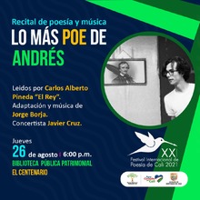 Recital Lo m&aacute;s Poe de Andr&eacute;s en la Biblioteca Centenario