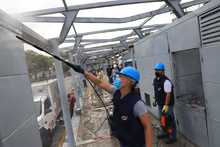 Las estaciones del MIO contin&uacute;an a paso firme, su recuperaci&oacute;n