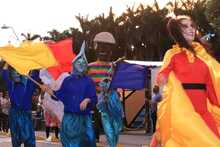 Cale&ntilde;os vivieron una fiesta de talento juvenil en el Bazar de la Dignidad 