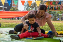 Festival de cometas llen&oacute; de alegr&iacute;a a los ni&ntilde;os en la Unidad Recreativa Mariano Ramos