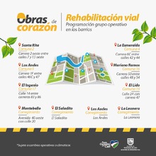 Las &lsquo;Obras de Coraz&oacute;n&rsquo; siguen transformando la infraestructura vial en Cali