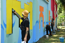2021-08-28 Laboratorio público de arte urbano, con Graficalia y Museo de la Tertulia