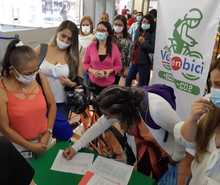 &ldquo;Voy en bici&rdquo; tuvo stand de informaci&oacute;n en el CAM