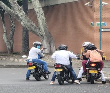 Video viral y denuncia permitieron la captura de motoladrones en el norte de Cali