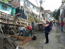 Infraestructura inspeccion&oacute; avance de obras por urgencia manifiesta en la Comuna 20