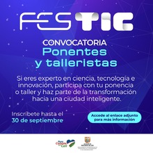 Festival de Ciencia, Tecnolog&iacute;a e Innovaci&oacute;n de Cali abre convocatoria para ponentes y talleristas