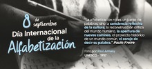 A prop&oacute;sito del D&iacute;a Internacional de la Alfabetizaci&oacute;n