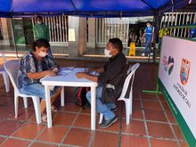 Habilitan punto fijo en el CAM para el registro de vendedores informales