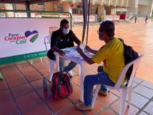 Habilitan punto fijo en el CAM para el registro de vendedores informales