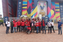 Infraestructura entreg&oacute; dotaci&oacute;n a grupo de inclusi&oacute;n de Pavimento Articulado