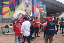 Infraestructura entreg&oacute; dotaci&oacute;n a grupo de inclusi&oacute;n de Pavimento Articulado