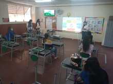 Con padres de familia se socializan avances de la presencialidad educativa 