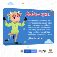 En Cali se buscan 236.720 ni&ntilde;os para refuerzo de sarampi&oacute;n-rub&eacute;ola