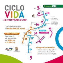 Este domingo, la Media Marat&oacute;n se tomar&aacute; parte de la Ciclovida