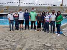 Piscinas Hernando Botero O&rsquo;byrne recibieron visita de los DTI de nataci&oacute;n de los I Juegos Panamericanos Junior Cali-Valle 2021 