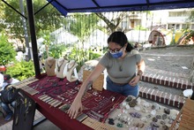 La &lsquo;Loma de la Cruz&rsquo; se convirti&oacute; en un bazar de emprendimientos juveniles