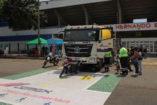 La Ciclovida fue escenario para sensibilizaci&oacute;n de Movilidad sobre puntos ciegos