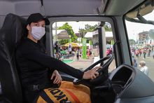 La Ciclovida fue escenario para sensibilizaci&oacute;n de Movilidad sobre puntos ciegos