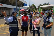 La Ciclovida fue escenario para sensibilizaci&oacute;n de Movilidad sobre puntos ciegos