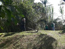 Intervenci&oacute;n al dique de protecci&oacute;n del rio Mel&eacute;ndez  