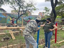 Jornada de recuperaci&oacute;n paisaj&iacute;stica y ambiental se cumpli&oacute; en el Sector de Puerto Resistencia