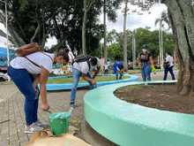 Activa participación de los caleños en la recuperación y embellecimiento del sector Alameda