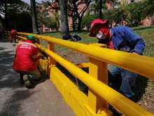 Infraestructura contin&uacute;a embelleciendo estructuras viales en la calle 5a