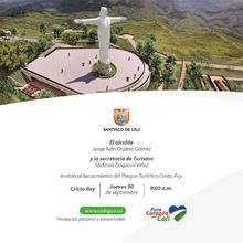 Este jueves se descubren m&aacute;s detalles del Parque Tur&iacute;stico Cristo Rey
